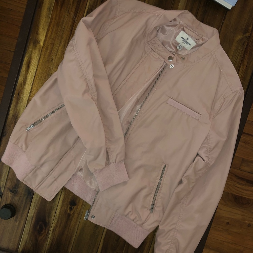 American Eagle Bomber Jacket Medium - image 3